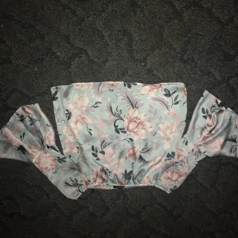 cute spring floral top